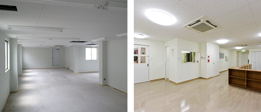 リノベーションにも対応